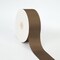 LaRibbons 2 1/4" Double Face Satin Ribbon | Brown | 50 Yard Roll